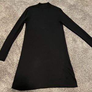 H&M long sleeve black dress